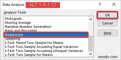 Cách thực hiện hồi quy trong Excel và diễn giải ANOVA