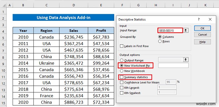 Cách nhập dữ liệu để phân tích trong Excel (2 cách dễ dàng)