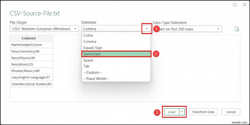 Tệp CSV không mở chính xác trong Excel (4 trường hợp có giải pháp)