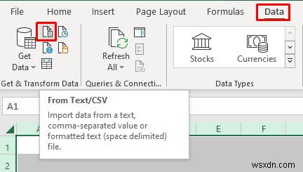 Cách mở CSV bằng Dấu phân cách trong Excel (6 cách đơn giản)