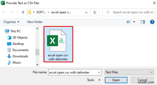 Cách mở CSV bằng Dấu phân cách trong Excel (6 cách đơn giản)