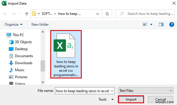 Cách giữ Zeros dẫn đầu trong Excel CSV theo chương trình