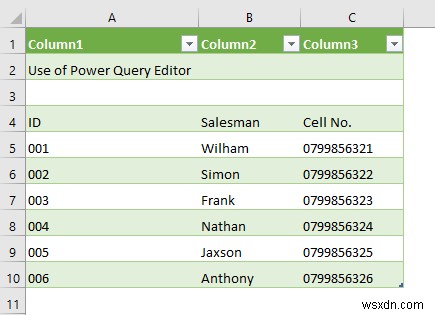 Cách giữ Zeros dẫn đầu trong Excel CSV theo chương trình