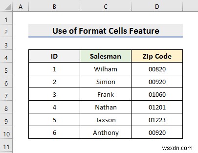 Cách giữ Zeros dẫn đầu trong Excel CSV theo chương trình