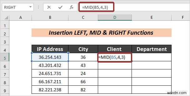 Cách tự động tách văn bản thành cột bằng công thức trong Excel