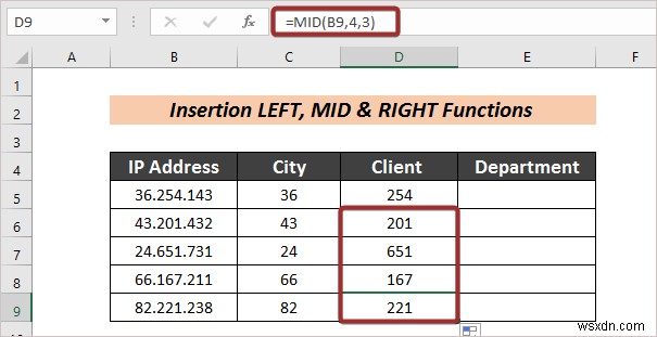 Cách tự động tách văn bản thành cột bằng công thức trong Excel