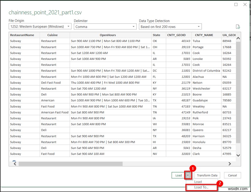 Cách mở tệp CSV lớn trong Excel (2 phương pháp dễ dàng)