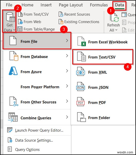 Cách mở tệp CSV lớn trong Excel (2 phương pháp dễ dàng)