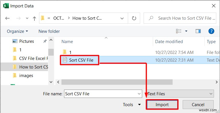 Cách sắp xếp tệp CSV trong Excel (2 Phương pháp nhanh)