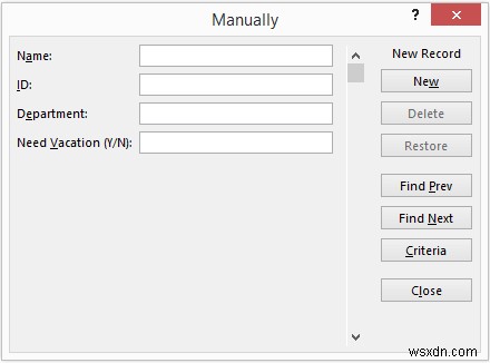 Cách tạo bảng câu hỏi trong Excel (2 cách dễ dàng)