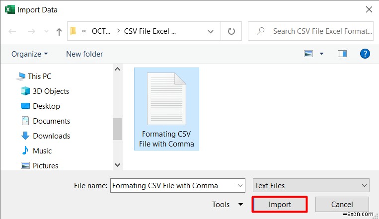 Định dạng tệp CSV trong Excel (Với 2 ví dụ)