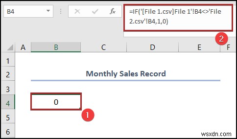 Cách so sánh 2 tệp CSV trong Excel (6 cách dễ dàng)