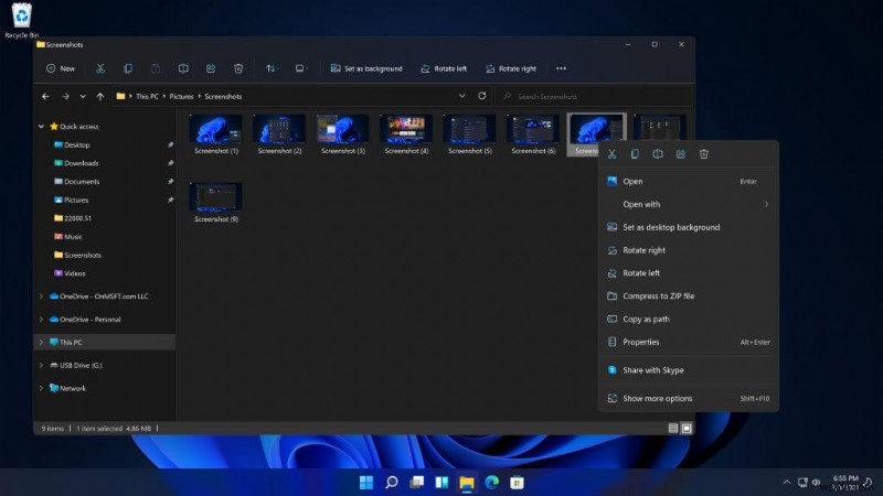 Video thực hành:Giao diện người dùng được làm mới trong Windows 11 Dev Channel Build 22000.51