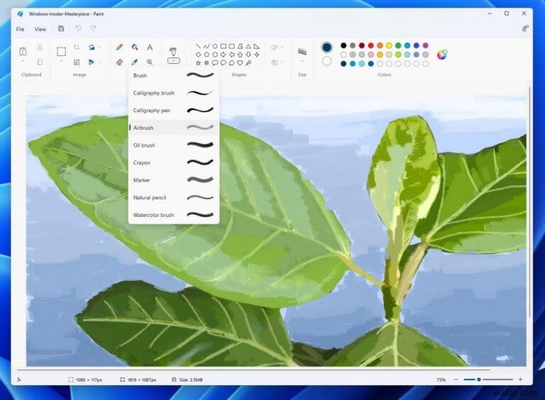 Microsoft bắt đầu tung ra ứng dụng Paint trên Windows 11 được thiết kế lại cho Người dùng nội bộ kênh Dev