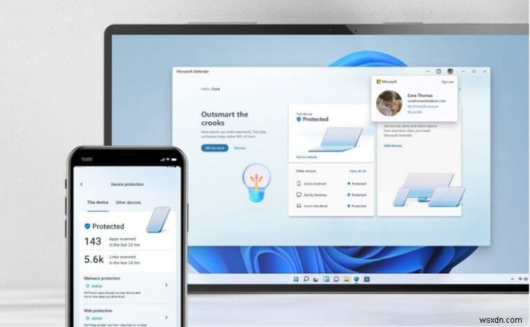 Đây là cái nhìn đầu tiên về ứng dụng Microsoft Defender mới dành cho Windows 11 và Android