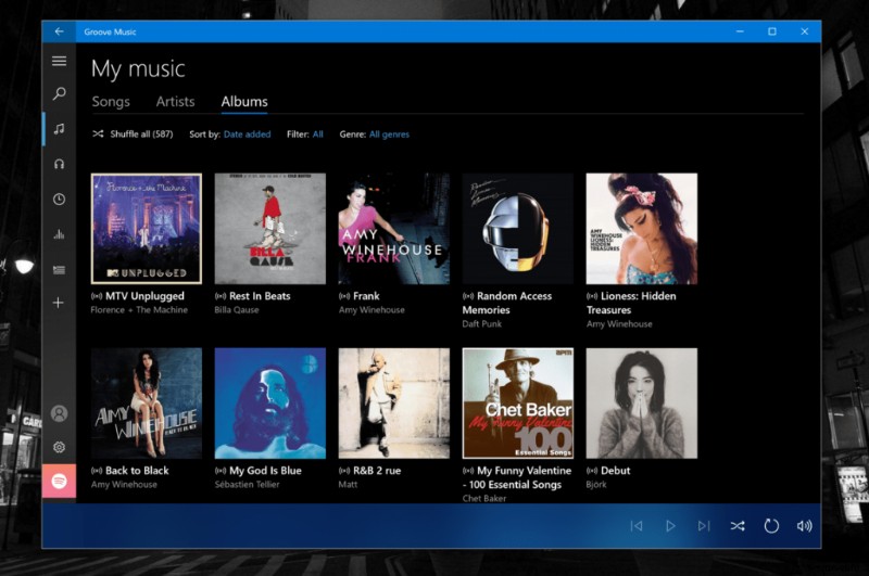 Trình phát nhạc Groove đã được cập nhật và thay thế bằng Trình phát phương tiện Windows 11 mới cho một số