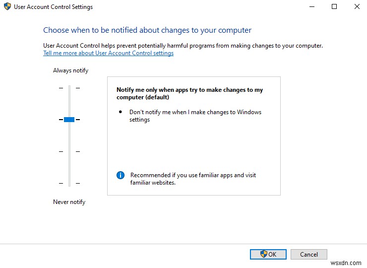 Cách tắt hoàn toàn Kiểm soát tài khoản người dùng (UAC) trên Windows 10