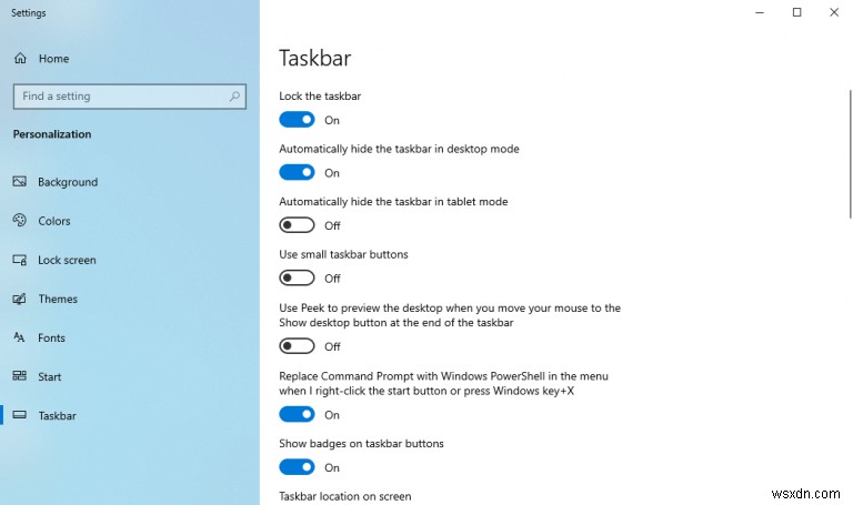 Cách ẩn thanh tác vụ trong Windows 10 hoặc Windows 11
