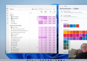 Microsoft trêu chọc hỗ trợ màu nhấn cho khu vực sử dụng Task Manager trong Windows 11