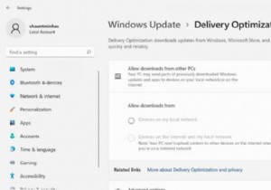 Cách tắt Tối ưu hóa phân phối trên Windows 11