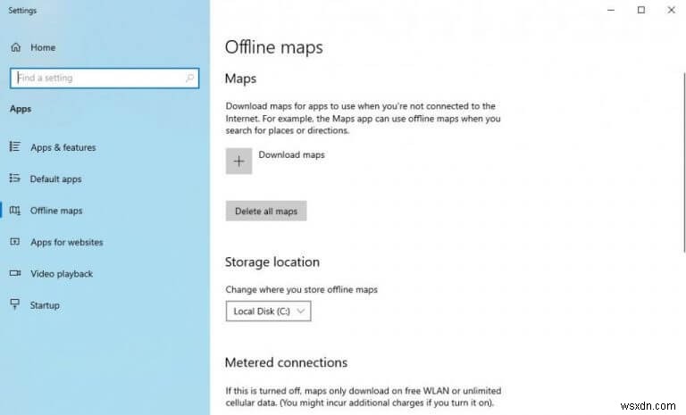 Cách sử dụng và quản lý bản đồ ngoại tuyến trên Windows
