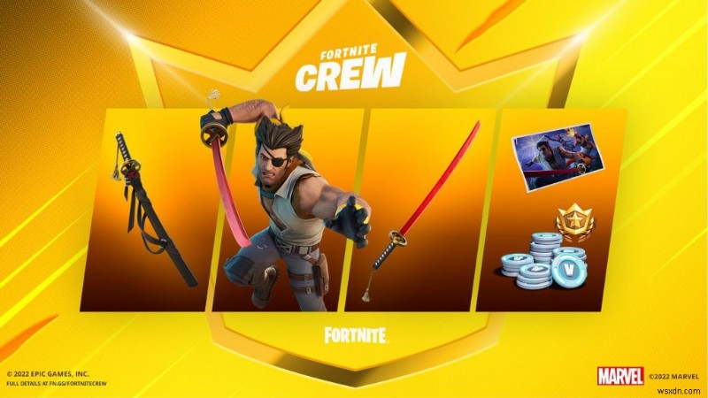 X-Mens Wolverine trở lại trò chơi điện tử Fortnite với giao diện mới