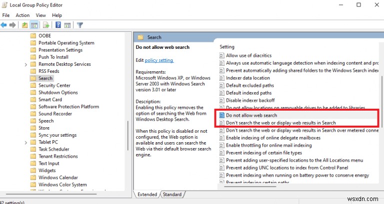 Cách tắt Bing Search trên Windows 11