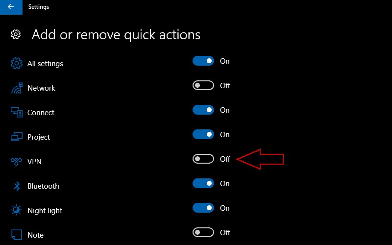 Cách tùy chỉnh Tác vụ nhanh của bạn trong Trung tâm hành động của Windows 10s
