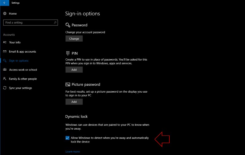 Cách đặt Windows 10 khóa PC của bạn khi bạn rời đi, sử dụng Dynamic Lock