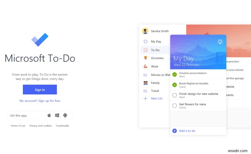 Cách bắt đầu với Microsoft To-Do