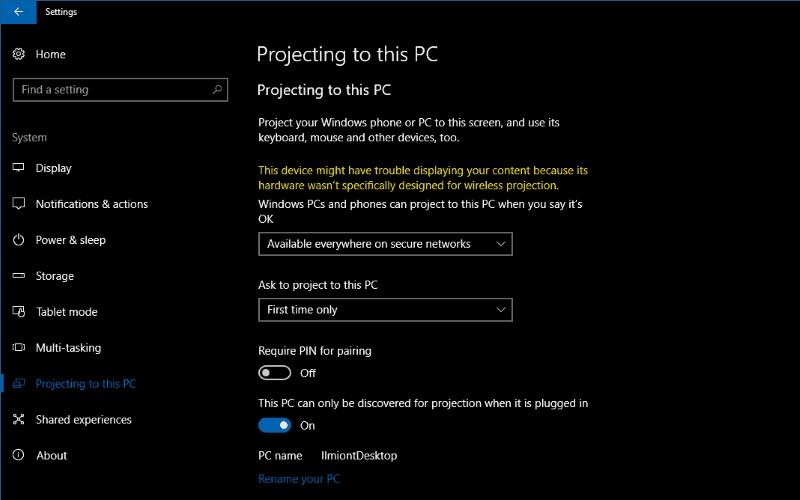 Cách chiếu màn hình điện thoại của bạn lên PC chạy Windows 10