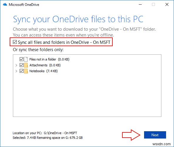 Cách thiết lập OneDrive trên Windows 10