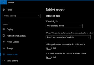 Cách tùy chỉnh trải nghiệm chế độ máy tính bảng của bạn trên các bản chuyển đổi Windows 10
