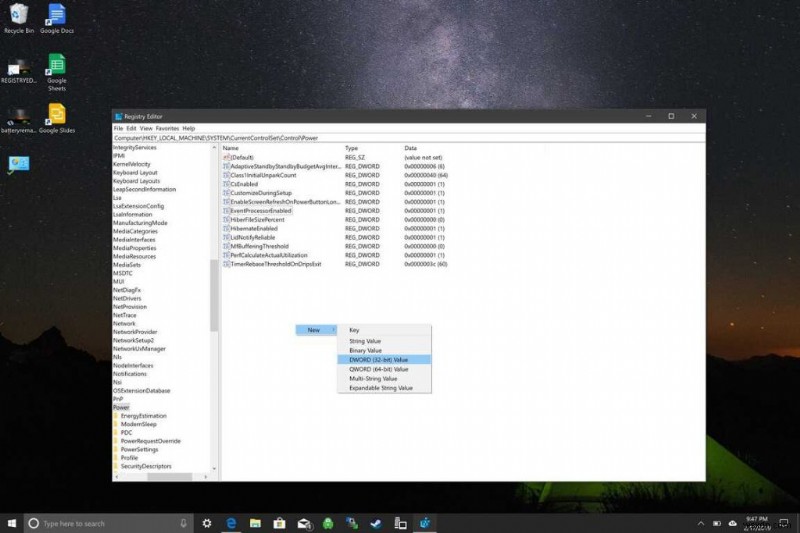 Cách bật chỉ báo Thời lượng pin còn lại trong Windows 10