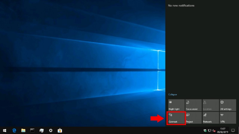 Cách kết nối với màn hình không dây trong Windows 10
