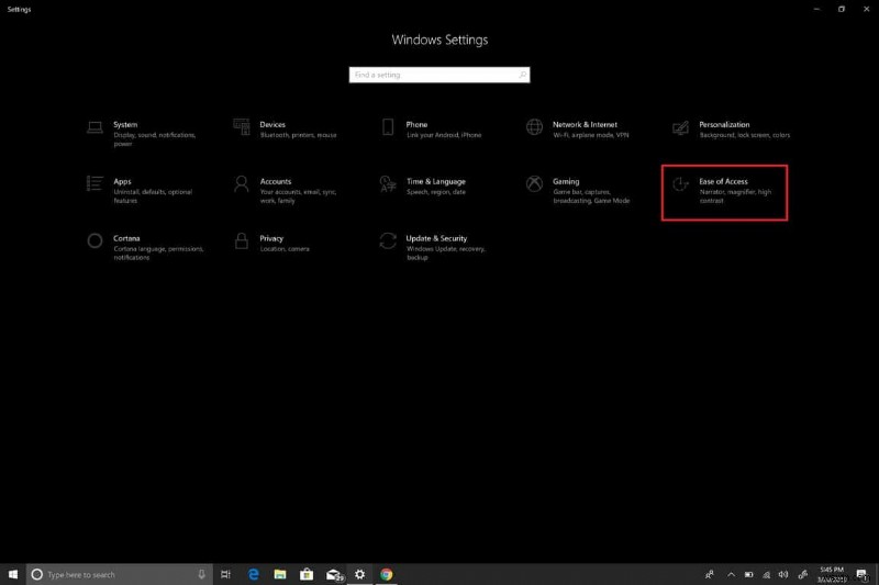 Cách tắt Trình tường thuật trong Windows 10