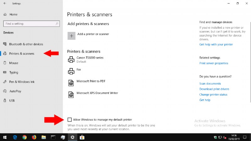 Cách đặt máy in mặc định của bạn trong Windows 10