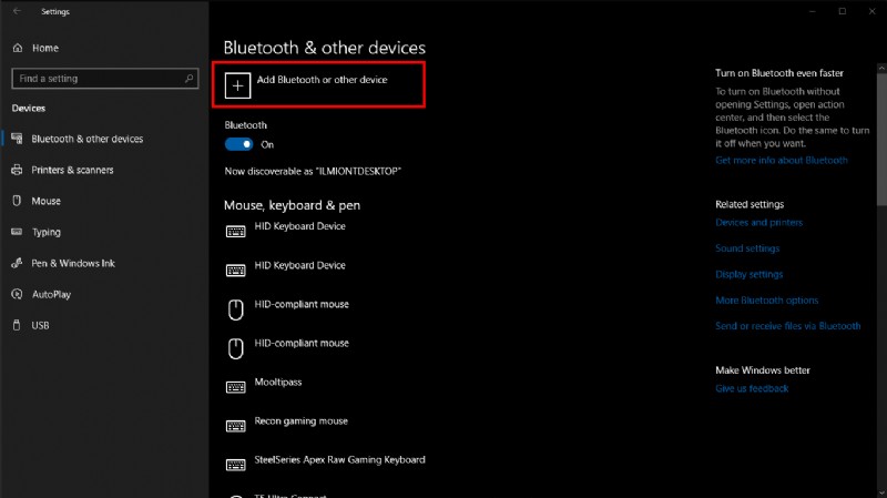 Cách gửi tệp qua Bluetooth từ PC chạy Windows 10