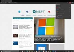 Cách bật Trình đơn tiện ích mở rộng mới trong Edge Insider Dev