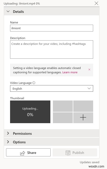Cách sử dụng Microsoft Stream để chia sẻ nội dung video với nhân viên từ xa