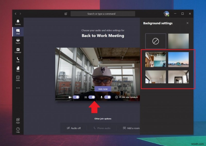Cách (cuối cùng) đặt hình nền trong Microsoft Teams