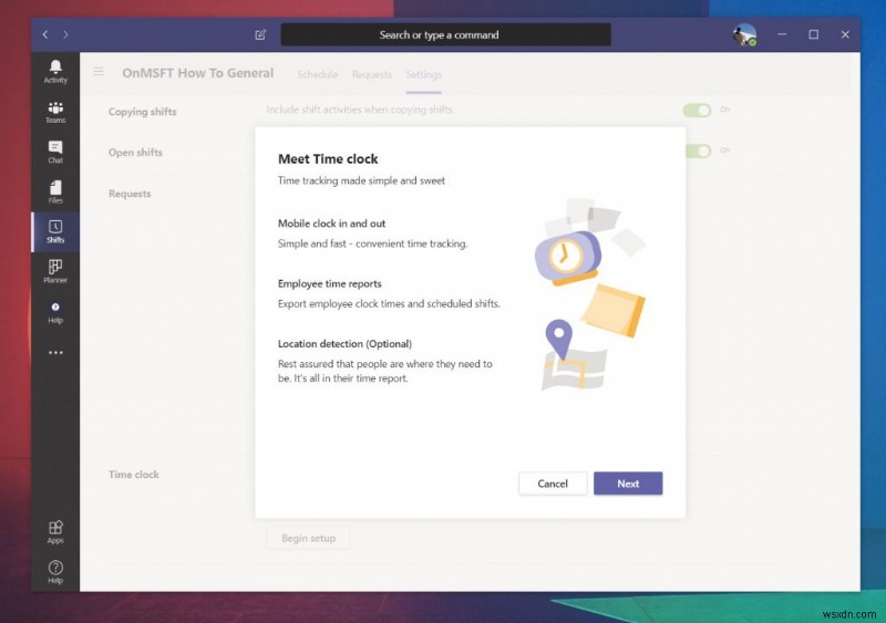 Cách sử dụng Ca trong Microsoft Teams để quản lý giờ làm việc, lịch biểu và hơn thế nữa