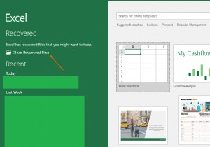 Cách khôi phục Sổ tay Excel chưa lưu hoặc bị hỏng