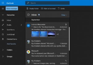 Cách có bố cục hộp thư đến nhỏ gọn hơn trong ứng dụng web Outlook