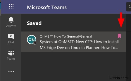 Cách đánh dấu thư trong Microsoft Teams