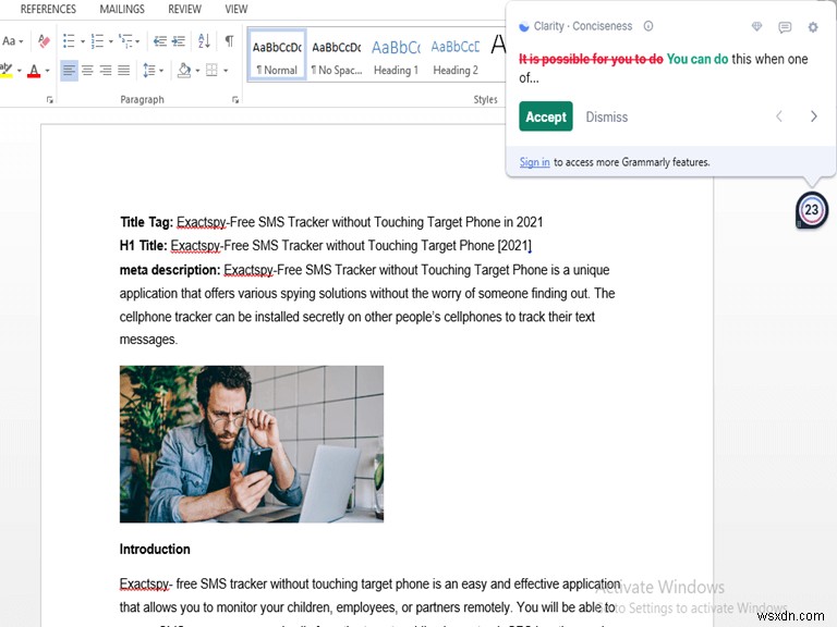 Cách thêm tiện ích mở rộng Grammarly vào Microsoft Word