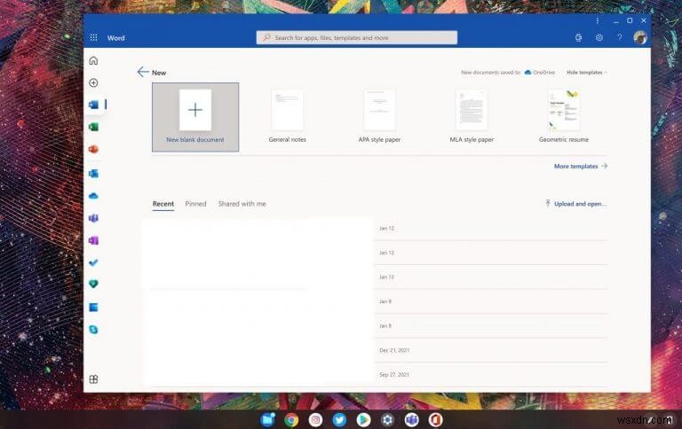 Cách truy cập Microsoft Office trên Chromebook