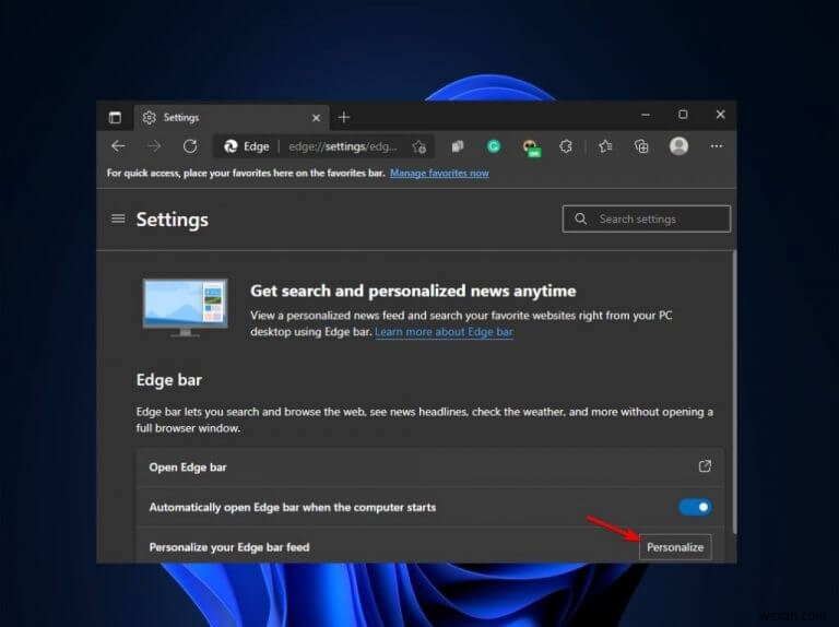 Cách bắt đầu với Edge Bar trong Microsoft Edge