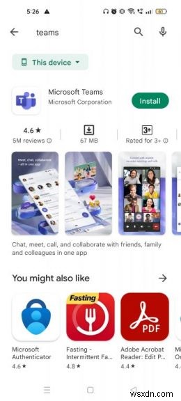 Cách cài đặt và thiết lập Microsoft Teams trên Android