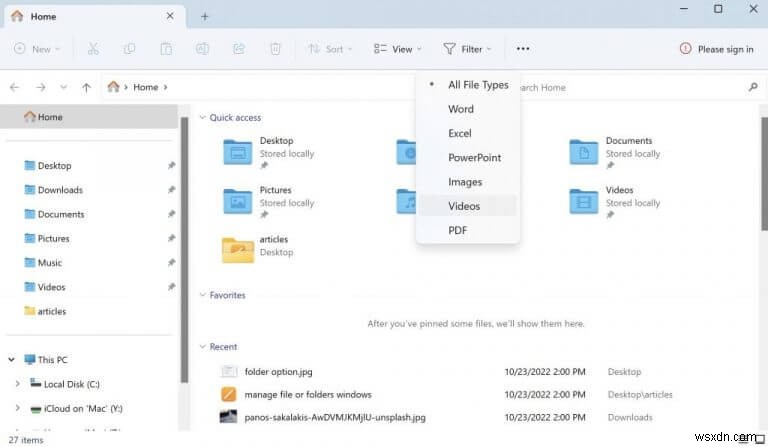 Cách sắp xếp và quản lý tệp hoặc thư mục của bạn trên Windows File Explorer